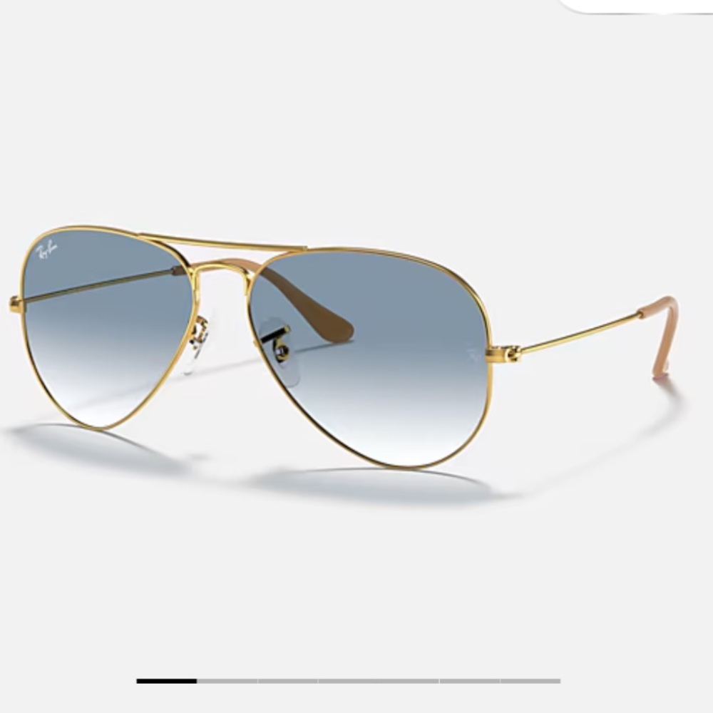 Ray-Ban Gold Aviator Sunglasses